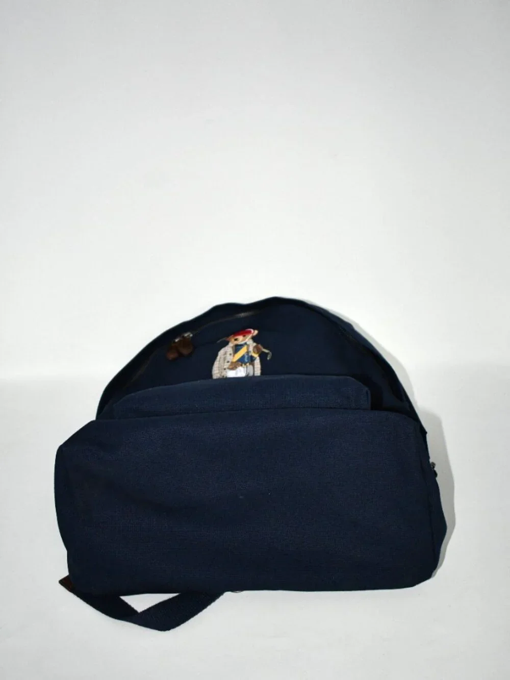Polo Ralph Lauren Polo Bear Canvas Backpack in Newport Navy #405P08097001 NWT